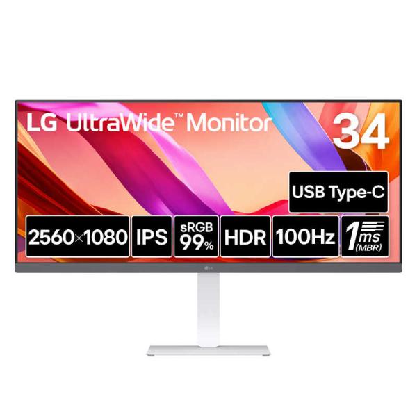 LG　PCモニター UltraWide Monitor ［34型 / UltraWide FHD(2...