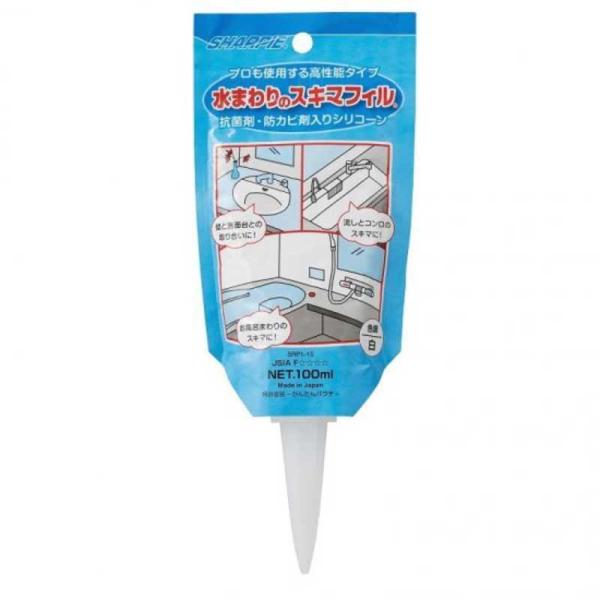 シャープ化学工業　水まわりのスキマフィル 白　905141_