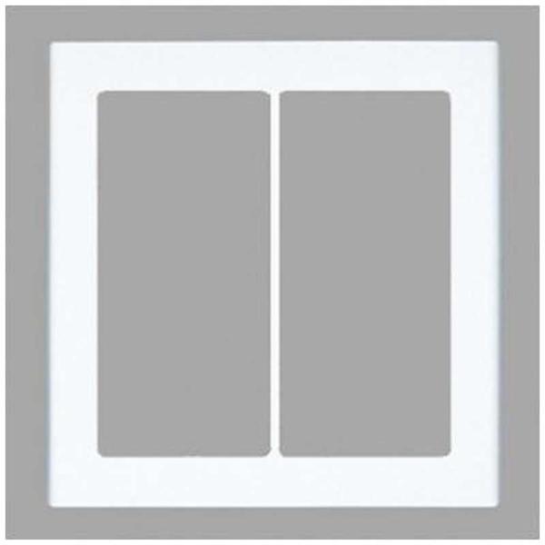 パナソニック　Panasonic　コスモシリーズワイド21 スイッチプレート(2連用) ホワイト　W...