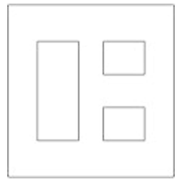 パナソニック　Panasonic　コンセントプレート 5コ用 コスモシリーズワイド21 ホワイト　W...