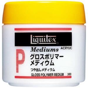 リキテックス　アクリル絵具 グロスポリマーメディウム 300ml　16257030｜y-kojima