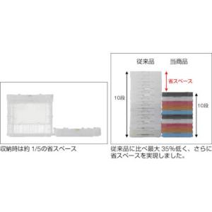 トラスコ中山 薄型折りたたみコンテナスケル 5...の詳細画像2