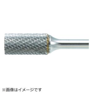 トラスコ中山 コジマ 超硬バー 円筒型 Φ12.7X刃長25X軸6 ロング シングル TB1C127SL150