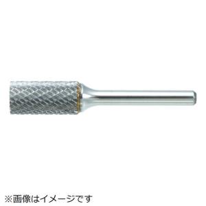 トラスコ中山 超硬バー 円筒型 Φ19X刃長25X軸6 ダブルカット TB1C190