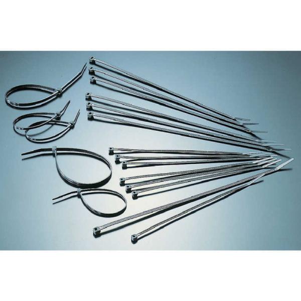 トラスコ中山　ケーブルタイ幅2.5mm×250mm最大結束Φ80耐侯性　TRCV250SSW (1袋...