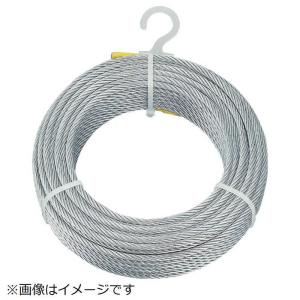 トラスコ中山 メッキ付ワイヤロープ φ8mm×20m CWM8S20