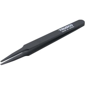 トラスコ中山 コジマ プラスチック製ピンセット 120mm 先丸型 TPP231