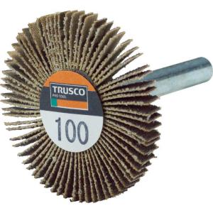 トラスコ中山 TRUSCO 薄型フラップホイール 40X5X6 ＃100 5個入  UF4005-100