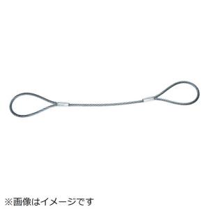 トラスコ中山 コジマ TRUSCO ワイヤーロープスリング Aタイプ アルミロック 10mmX6m TWAL-10S6