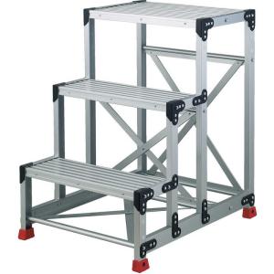 トラスコ中山 アルミ踏台 3段 TSF-369の高価買取価格