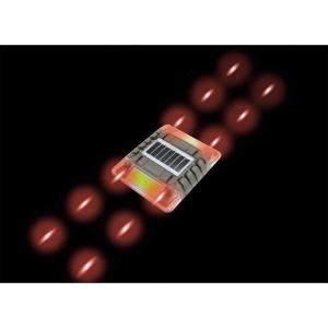 キャットアイ キャットアイルミナスアイ マイティC長寿命型ソーラー式点滅両面赤  LE260CR