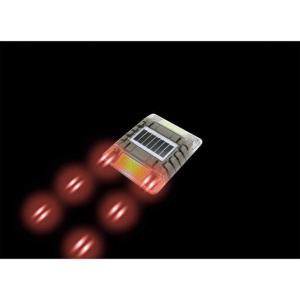 キャットアイ キャットアイルミナスアイ マイティC長寿命型ソーラー式点滅片面赤  LE260CR2