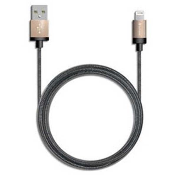 VERBATIMJAPAN　［ライトニングケーブル］充電・転送２．４Ａ（１．２ｍ・ゴールド）ＭＦｉ認...