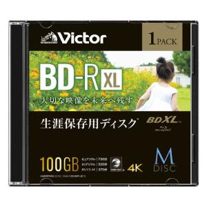 VERBATIMJAPAN　録画用BD-R XL「生涯保存用ディスク「M-DISC」」 [1枚/100GB]　VBR520YMDP1J1｜y-kojima