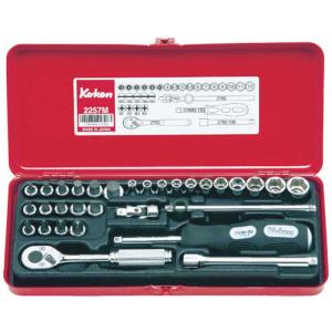 コーケン　3200M-6P　ソケットセット　美品 Koken（コーケン） 3/8”-9.5 ソケット工具セット 3200M