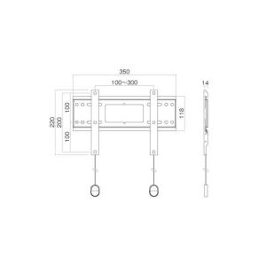 ハヤミ工産 壁掛金具 SH-441の詳細画像1