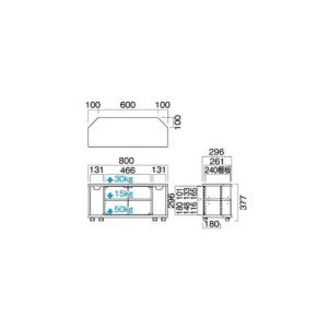 ハヤミ工産 テレビ台 目安:〜32型対応 コー...の詳細画像5