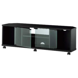 【美品】朝日木材加工 テレビ台 GD style AS-GD1400H AS-GD1400H キャスター付きテレビ台 幅約140㎝ アッシュグレー ハイ