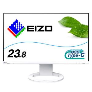 EIZO　PCモニター FlexScan ホワイト [23.8型 /フルHD(1920×1080) ...