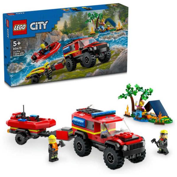 レゴジャパン　LEGO(レゴ)604124WD消防車とレスキューボート　