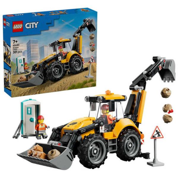 レゴジャパン　レゴ(LEGO) シティ 黄色のバックホーローダー　60480