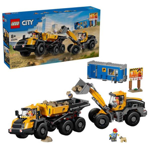 レゴジャパン　レゴ(LEGO) シティ ダンプトラックとフロントエンドローダー　60494