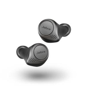 JABRA　【アウトレット】フルワイヤレスイヤホン ノイズキャンセリング対応 リモコン・マイク対応 Titanium Black Elite 75t　100-99090000-40 Titanium Black