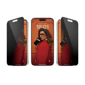 PANZERGLASS　iPhone 15 Pro UWF Privacy 治具付き　P2810