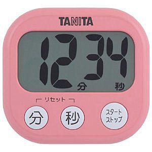 タニタ デジタルタイマー　でか見えタイマー ＴＤ‐３８４ＰＫ（フランソワーズピンク）