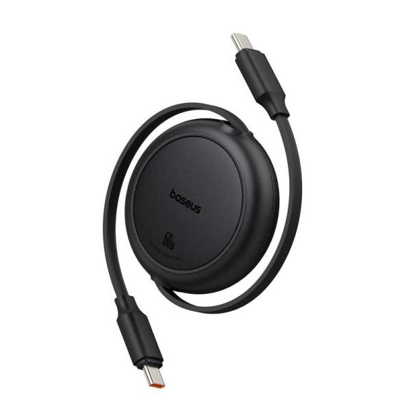 BESEUS　Free2Pull 巻き取り式 USB-Cケーブル 60W 1m Cluster Bl...