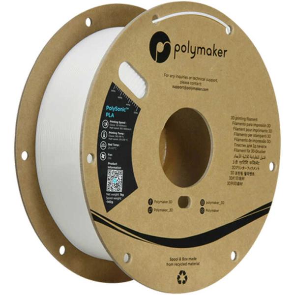 POLYMAKER　PolySonic PLA (1.75mm、1000g) White　PA120...