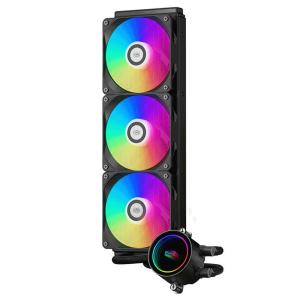 PCCOOLER　水冷CPUクーラー 120mmファンx3 ［LGA115X/1200/1700/1851/20XX・AM4/AM5］　DA360-ARGB-BK