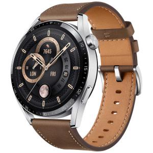 HUAWEI　スマートウォッチ HUAWEI WATCH GT3 46mm/Brown Leather　WATCHGT3/46MM/BR