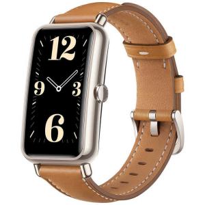 HUAWEI スマートウォッチ WATCH FIT mini/Mocha Brown Leather WATCHFITMINIBR