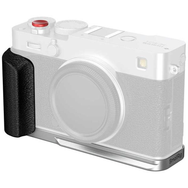 SMALLRIG　FUJIFILM X-E5用 シリコンハンドル付きL字型マウントプレート シルバー...