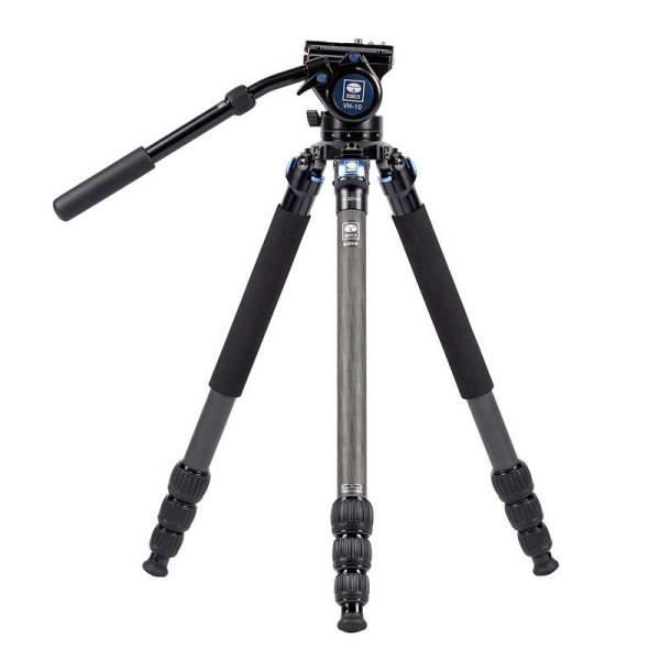 SIRUI　カーボンファイバー製4段ビデオ三脚(プロフェッショナルモデル) ［4段］ ブラック　R-...