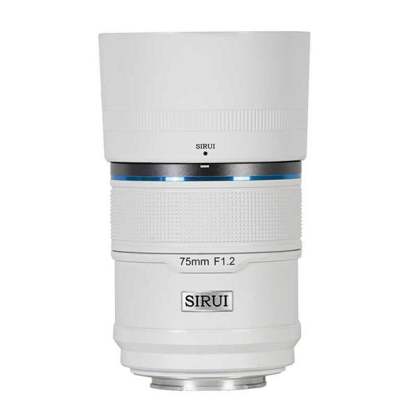 SIRUI　オートフォーカスレンズ F1.2 APS-C 75mm X/ホワイト ［FUJIFILM...