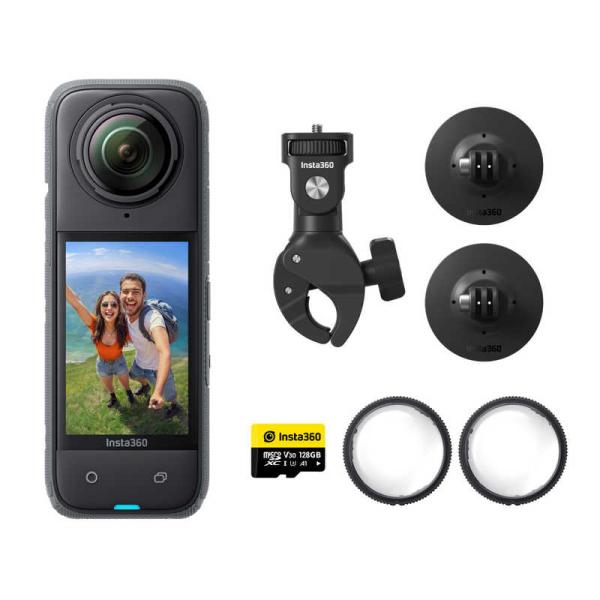 INSTA360　360°カメラ Insta360 X4 モーターサイクルキット ［4K対応 / 防...