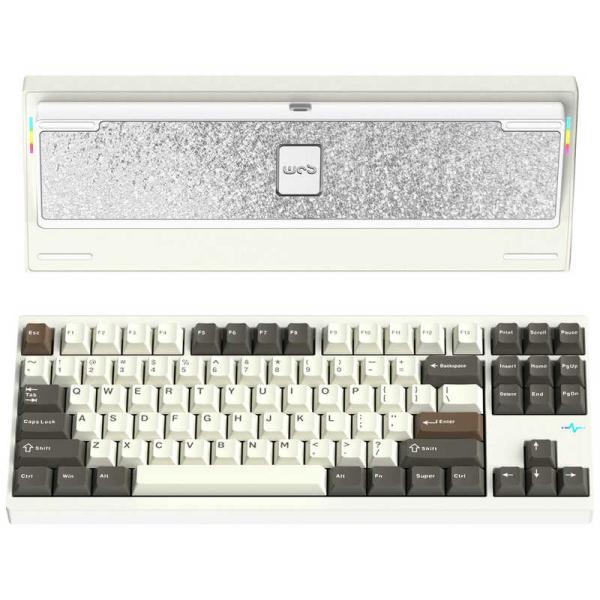 KIBU　Wobkey Crush 80 Pro White(有線・ワイヤレス/Bluetooth・...