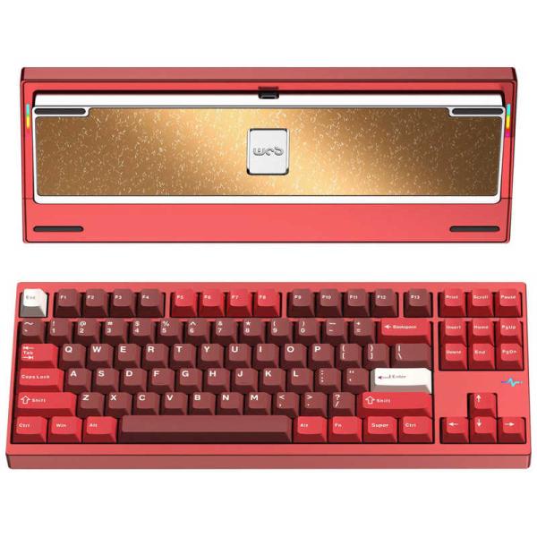 KIBU　Wobkey Crush 80 Pro Red(有線・ワイヤレス/Bluetooth・US...