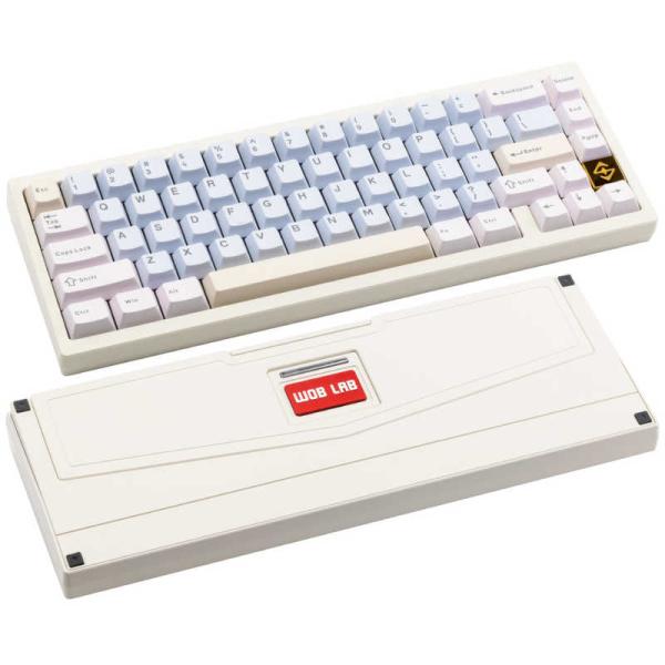 KIBU　キーボード ZEN 65 Lite(英語配列) ホワイト ［有線・ワイヤレス / Blue...