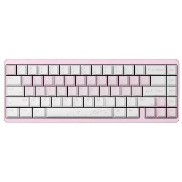 Varmilo　VYU67 ANSI Sakura Gg-Mag White F ゲーミングキーボー...