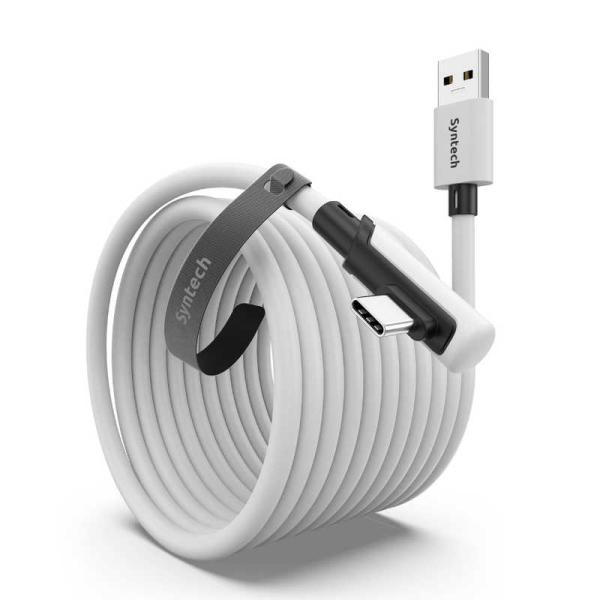 SYNTECH　Syntech Linkケーブル ホワイト(USB A - USB C) 接続ケーブ...