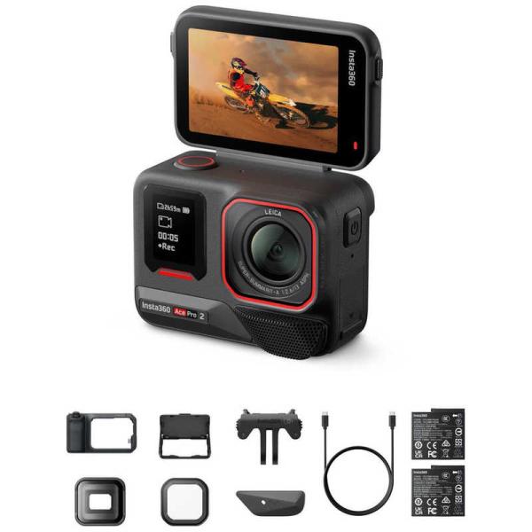 INSTA360　Ace Pro 2 プロシューターキット デュアルバッテリー ミッドナイトブラック...