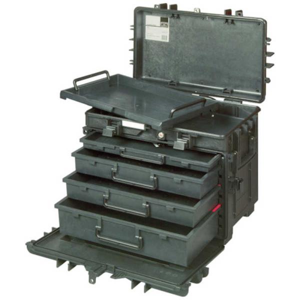 スナップオンツールズ　バーコ 4段式リジットキャスターケース　4750RCWD4