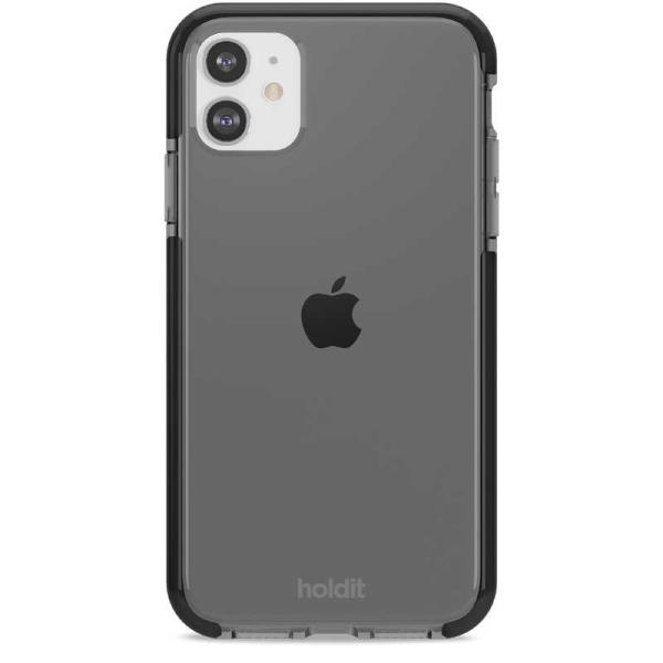 HOLDIT　iPhone 11/XR シースルークリアケース ブラック Seethru　15063