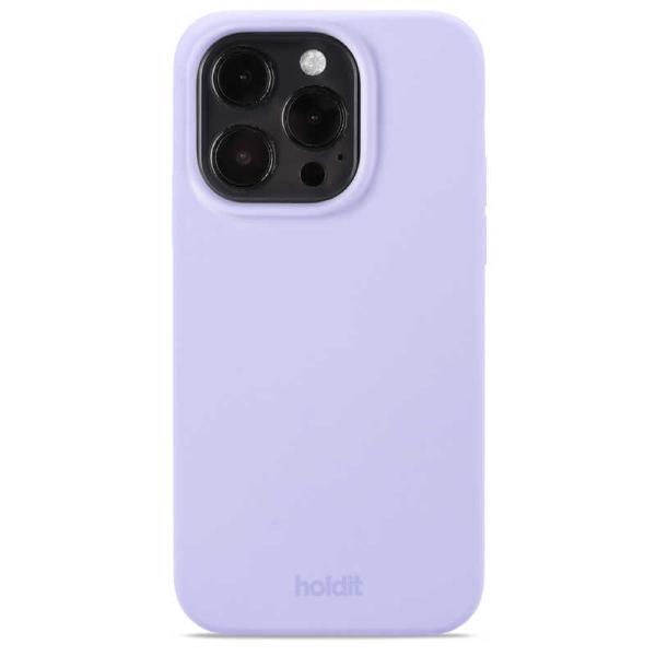 HOLDIT　iPhone15 Pro 6.1インチ ソフトタッチシリコーンケース ラベンダー　