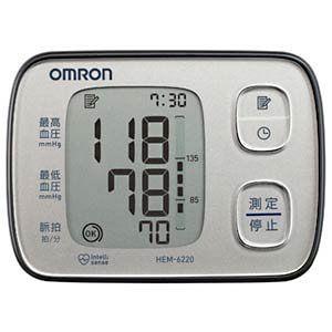 オムロン 自動血圧計 ＨＥＭ‐６２２０‐ＳＬ　（シルバー）