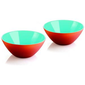 グッチーニ ボウル2P 12CM MY FUSION コーラル／シーブルー 281412144