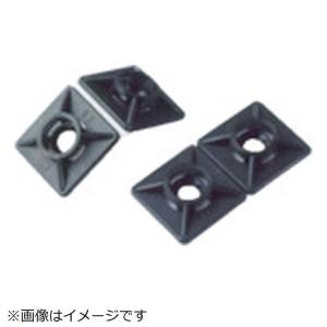 SAPISELCO社 コジマ ケーブルタイ固定具 粘着ダブルタイプ 角型 4.5mm 黒 BAS.3MT.510